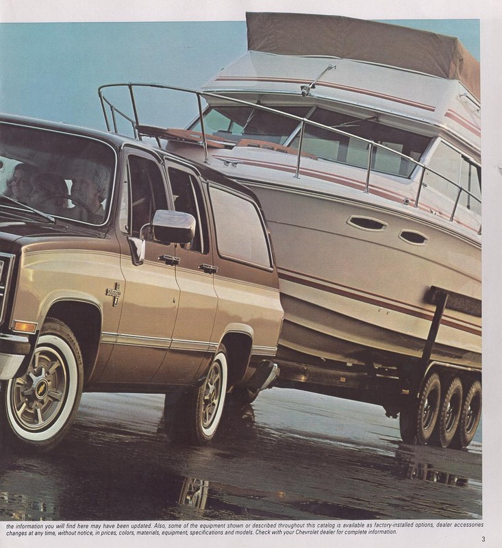 1984 Chevrolet Surburban Brochure Page 3